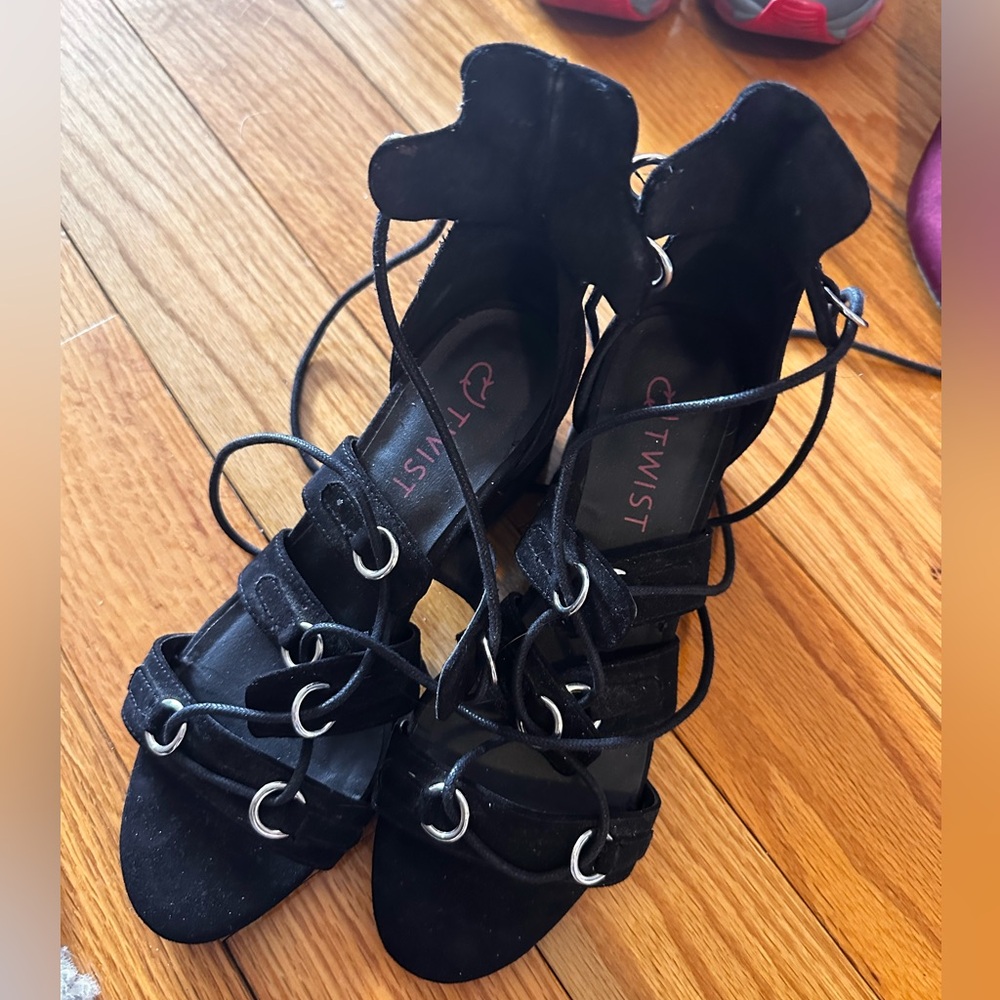 Black heels